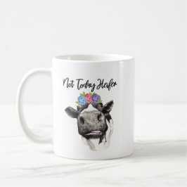 No hoy taza de café de la novilla