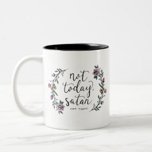 No hoy, taza de café de Satan, taza divertida,