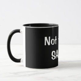 "No hoy, taza de café divertida de SATAN" - GRAN