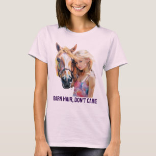 No importa el pelo del granero - Graciosa camiseta