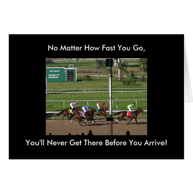 No importa lo rápido que te vayas, nunca llegarás  (Anverso (Horizontal))