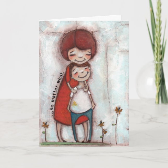 No importa qué - Tarjeta de felicitación (Anverso)