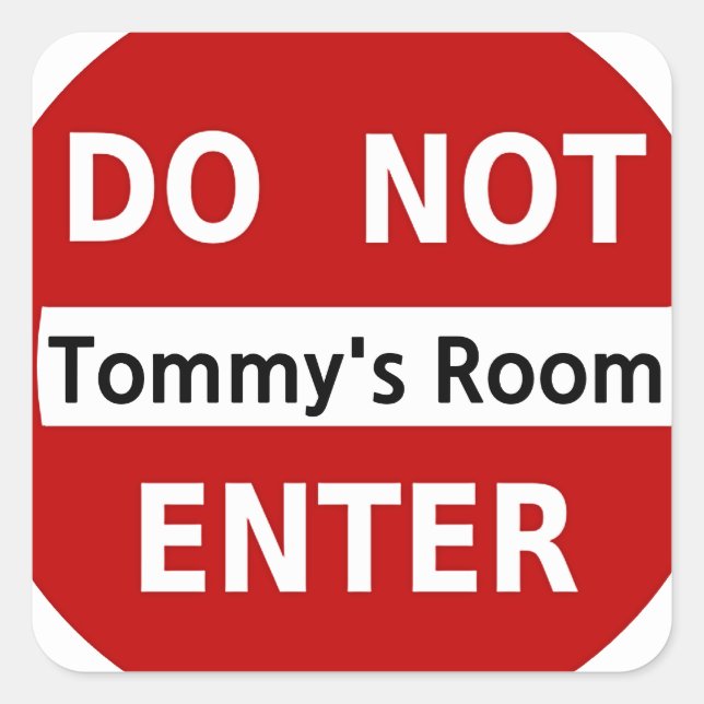 No introducir Pegatina (Anverso)