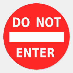 No introducir pegatinas
