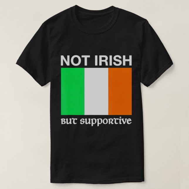 No irlandés, pero apoya la camiseta de la bandera  (Diseño del anverso)