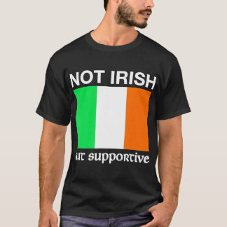 No irlandés, pero apoya la camiseta de la bandera 