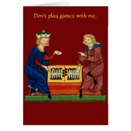 No juegue a los juegos conmigo