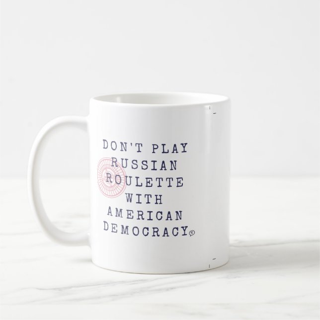 No juegue la taza de café de la ruleta rusa (Izquierda)