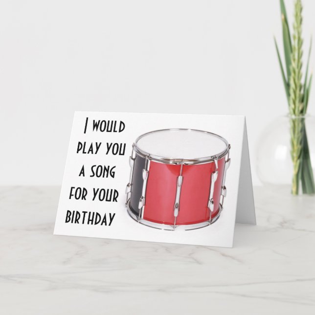 NO JUGARÁ UNA CANCIÓN **40ª TARJETA DE CUMPLEAÑOS* (Anverso)