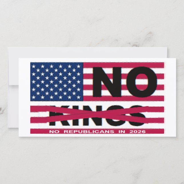 NO KINGS (Anverso)