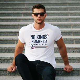 No Kings in America 28 de marzo de 2026 Camiseta