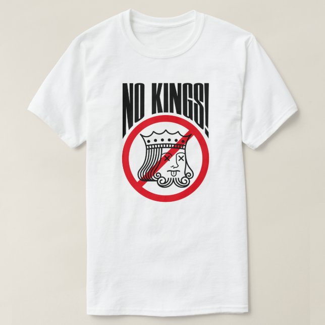 NO KINGS - Protesta Trump - Camiseta (Diseño del anverso)