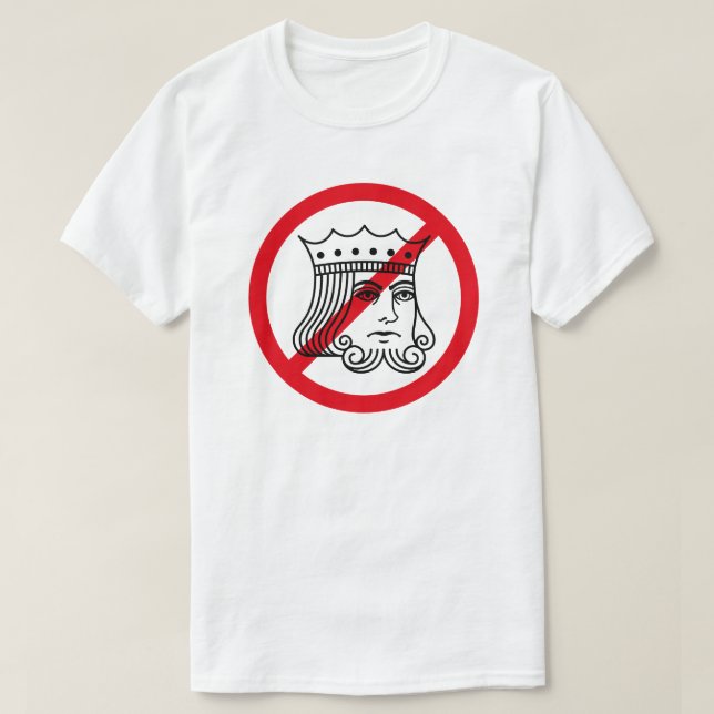 NO KINGS - Protesta Trump - Camiseta (Diseño del anverso)