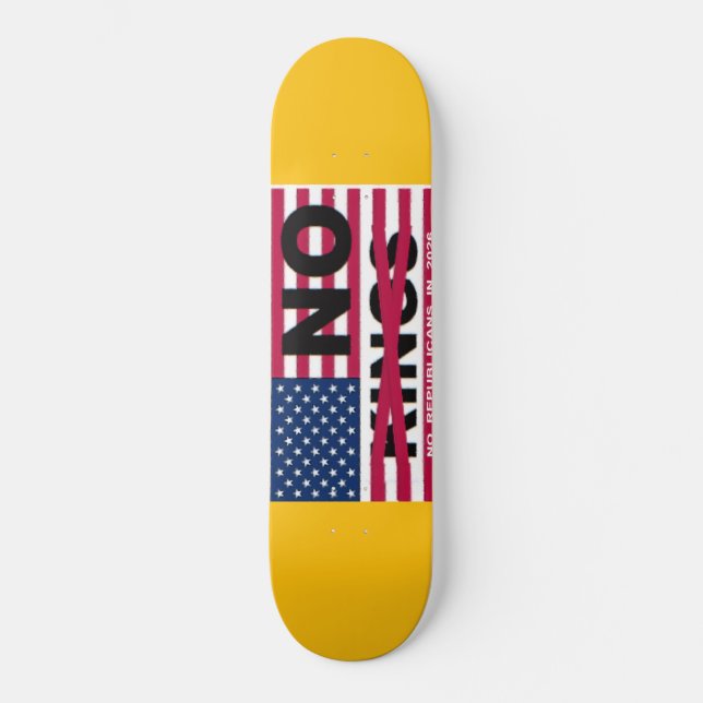"NO kings" Skateboard (Anverso)