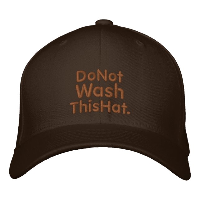 No Lavar Este Gorra (Anverso)