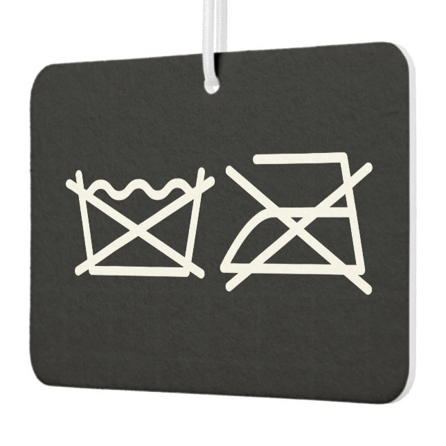 ¡NO LAVES! ¡NO HIERRO! AMBIENTADOR (Izquierda)