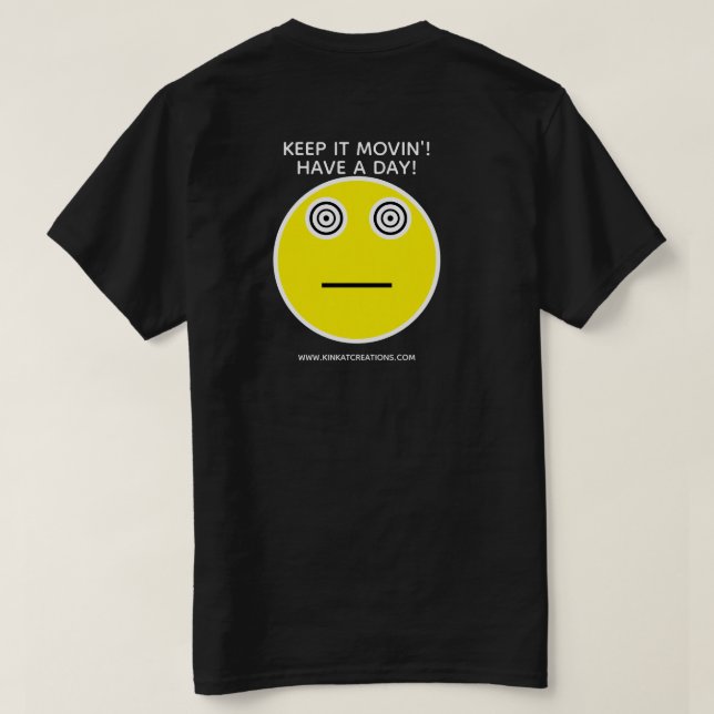 No Le Interesa El Narcisistas. Camiseta (Reverso del diseño)