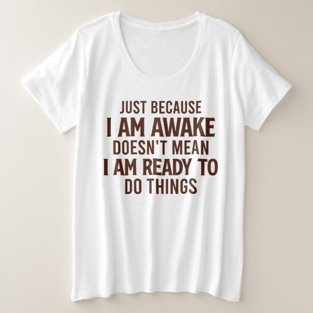 No Listos Para Hacer Las Cosas - Sarcástico (Anverso del diseño)