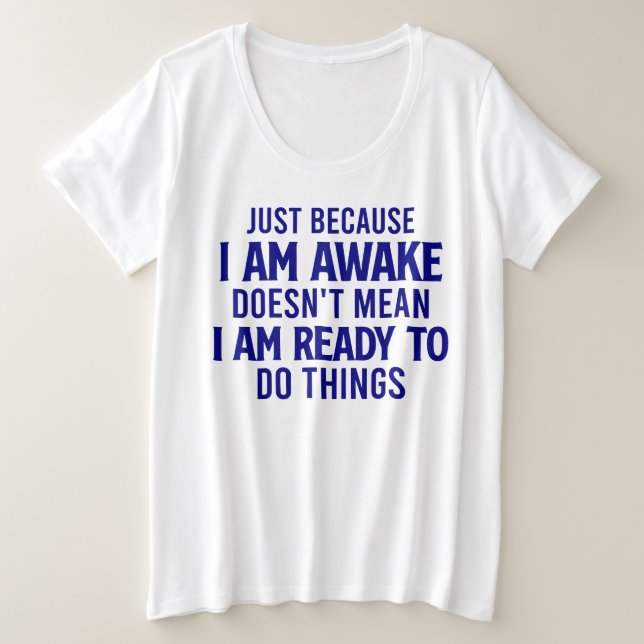 No Listos Para Hacer Las Cosas - Sarcástico (Anverso del diseño)