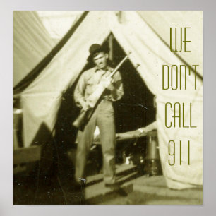 NO LLAMAMOS A LA IMPRESIÓN POSTER 911