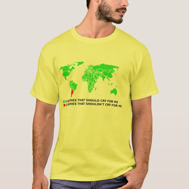 No llora para mí la camisa divertida de la (Anverso)