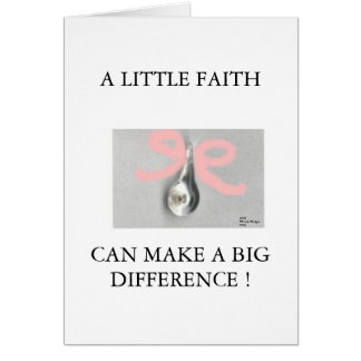 NO LLORE. TENGA FE - TARJETA