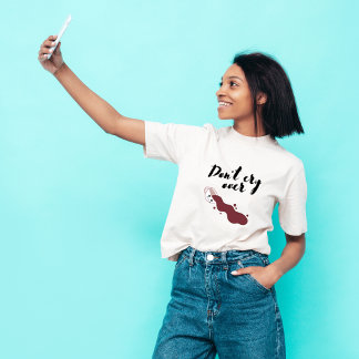 No llores por la camiseta de café derrame
