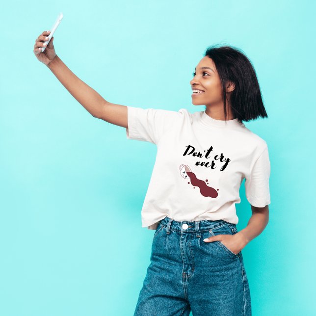 No llores por la camiseta de café derrame (Subido por el creador)