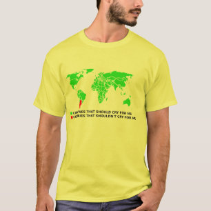 No llores por mí Argentina Camiseta divertida