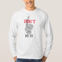 NO LO HAGAS con la camiseta de manga larga de los