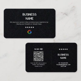 📲 No Logotipo Tarjetas simples de Google Review P