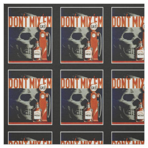 "No los mezcle" tela de arte vintage