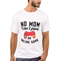 No mamá, no puedo parar la camiseta