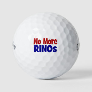 No más bolas de golf de RINO, bolas de golf rojas 