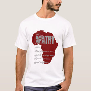 No más de apatía - camiseta de la conciencia de