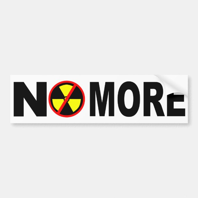 No más de pegatina para el parachoques nuclear (Frente)