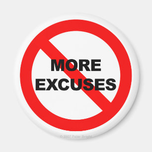 No más excusas - imán