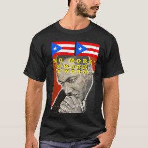 NO MÁS N PALABRA Básica Camiseta Negra
