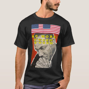 NO MÁS N PALABRA Básica Camiseta Negra