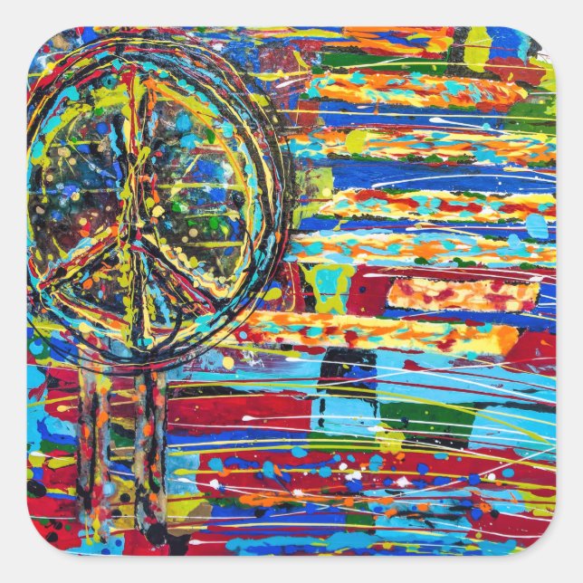 No más Pegatinas de guerra (Anverso)