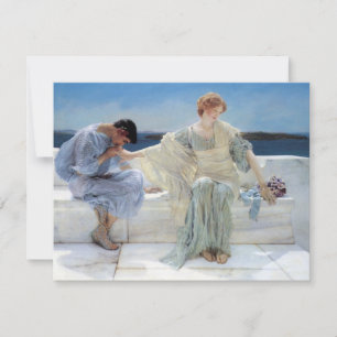 No más preguntas por Sir Lawrence Alma Tadema