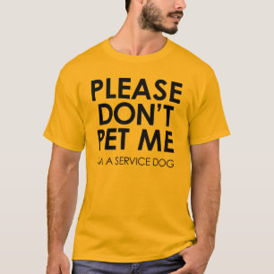 No me acaricie por favor, yo son una camiseta del
