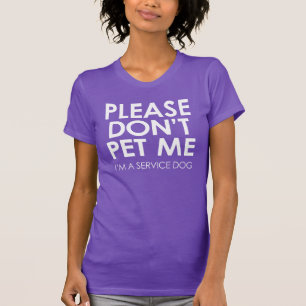 No me acaricie por favor, yo son una camiseta del