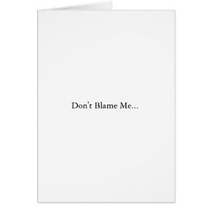 No me culpe… (John Kerry)