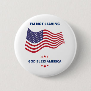 No Me Dejo Dios Bendiga América Botón USA