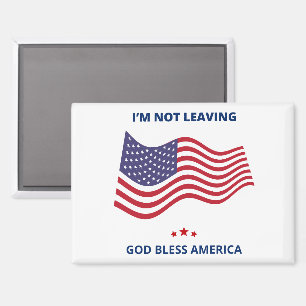 No Me Dejo Ir Dios Bendiga América Imán USA