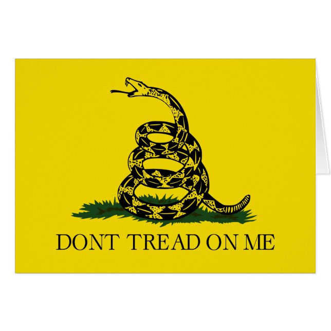 No me enseñes la bandera de Gadsden (Anverso (Horizontal))