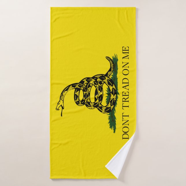No me enseñes la bandera de Gadsden (Toalla de baño)
