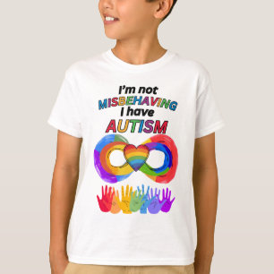 No me estoy portando mal con la camiseta del autis