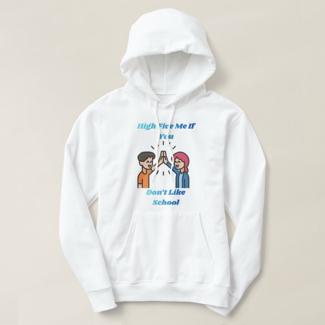 No me gusta la sudadera de la escuela (Diseño del anverso)